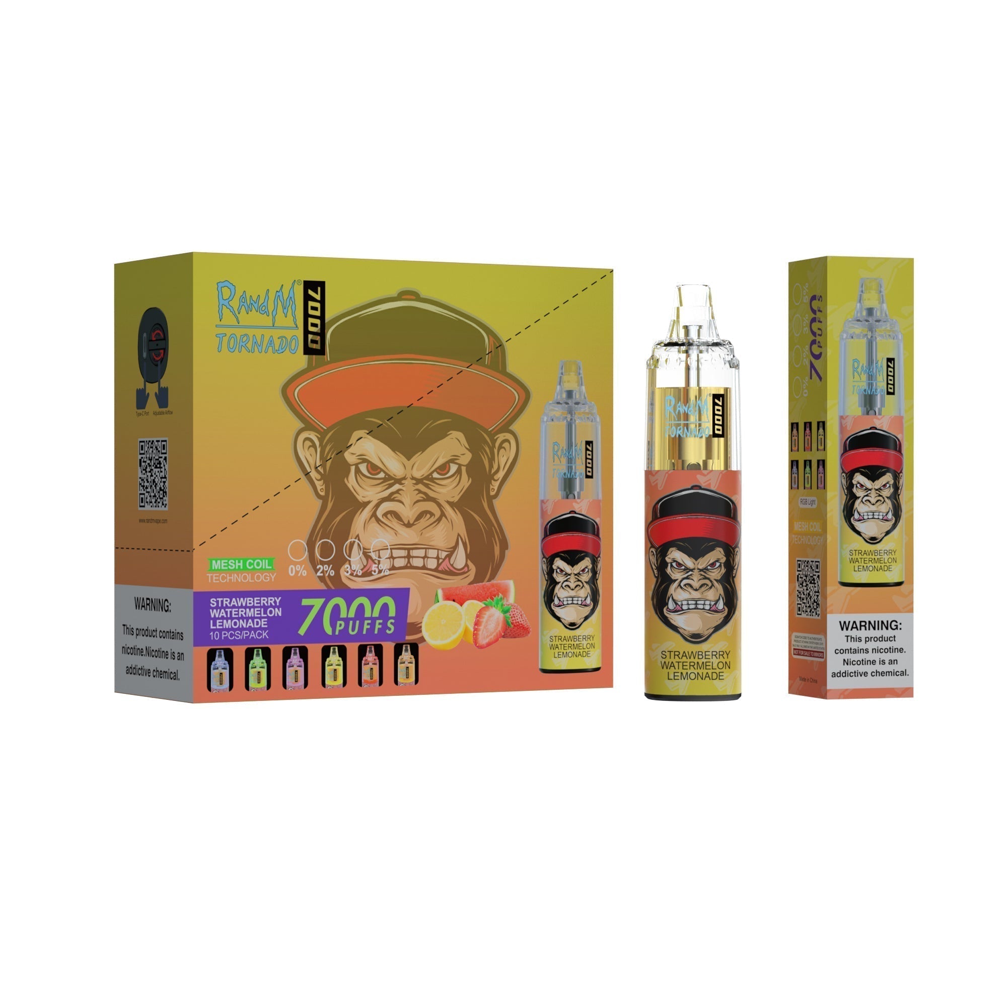 RAndM Tornado 7000 Puffs Engangs Vape