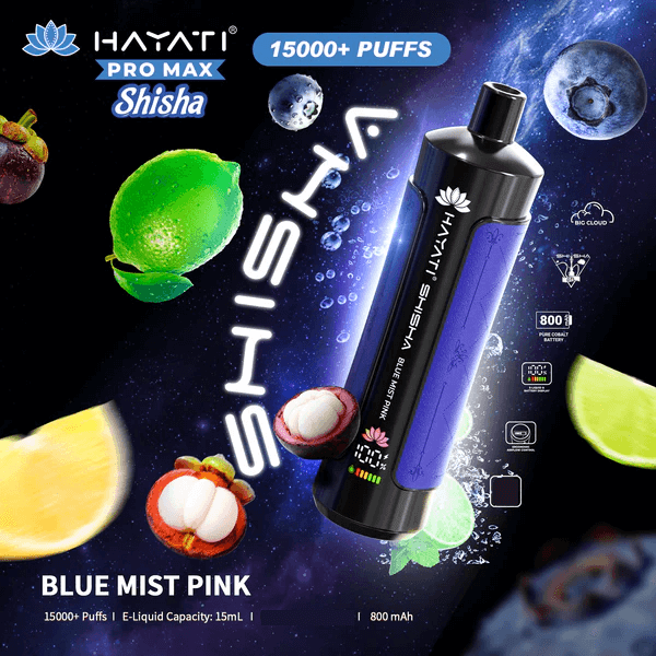 Hayati Shisha 15000 Puffs Engangs Vape