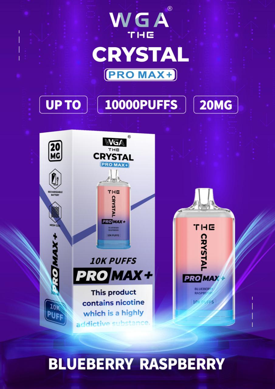 The Crystal Pro Max + 10000 Puffs Engangs Vape