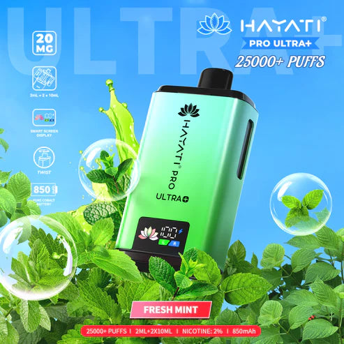 Hayati Pro Ultra Plus 25000 Puffs Disposable Vape