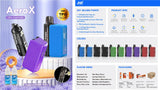 JNR Aero X 32000 puffs bar 20mg nicotine (Box of 10)