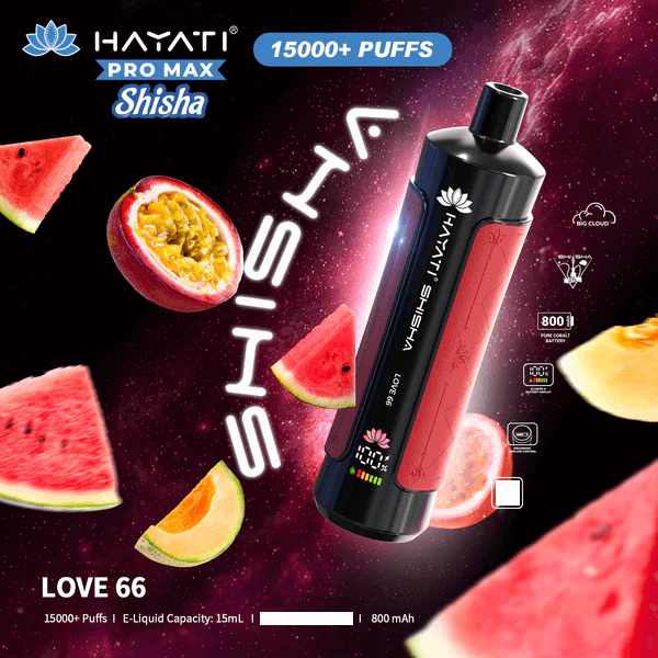 Hayati Shisha 15000 Puffs Engangs Vape