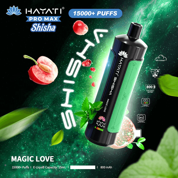 Hayati Shisha 15000 Puffs Engangs Vape