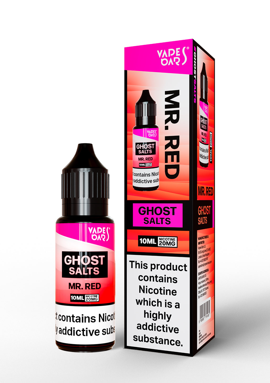 Ghost Nic Salts (æske med 10 stk)