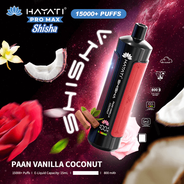 Hayati Shisha 15000 Puffs Engangs Vape