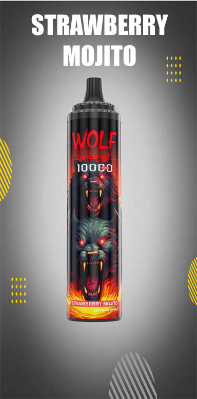 JNR Wolf Niplo 10000 Puffs Engangs Vape (æske med 10 stk)