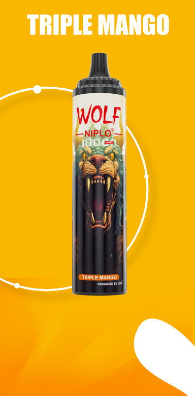 JNR Wolf Niplo 10000 Puffs Engangs Vape (æske med 10 stk)