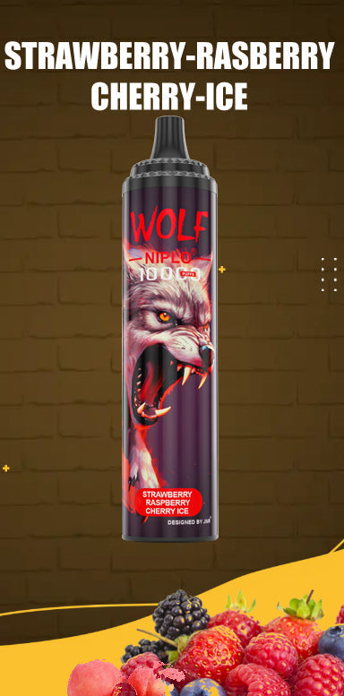 JNR Wolf Niplo 10000 Puffs Engangs Vape (æske med 10 stk)