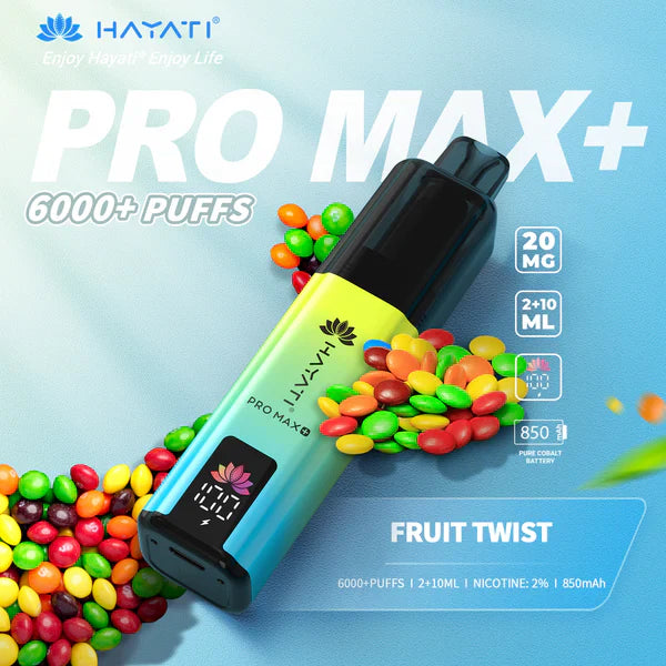 Hayat Pro Max+ 6000 Puffs Disposable Vape