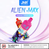 JNR Alien Max 18000 Puffs Engangs Vape (æske med 10 stk)