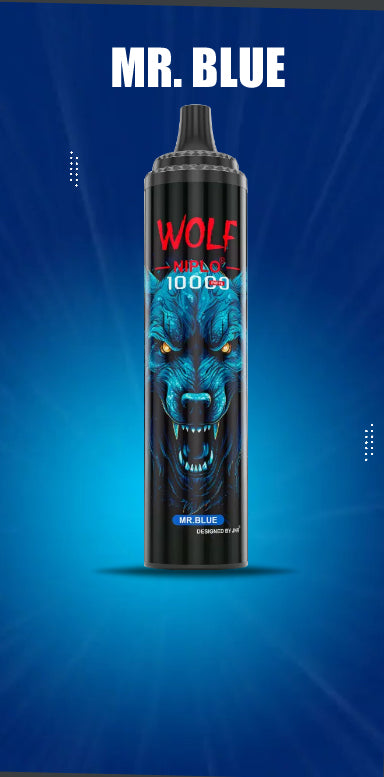 JNR Wolf Niplo 10000 Puffs Engangs Vape (æske med 10 stk)