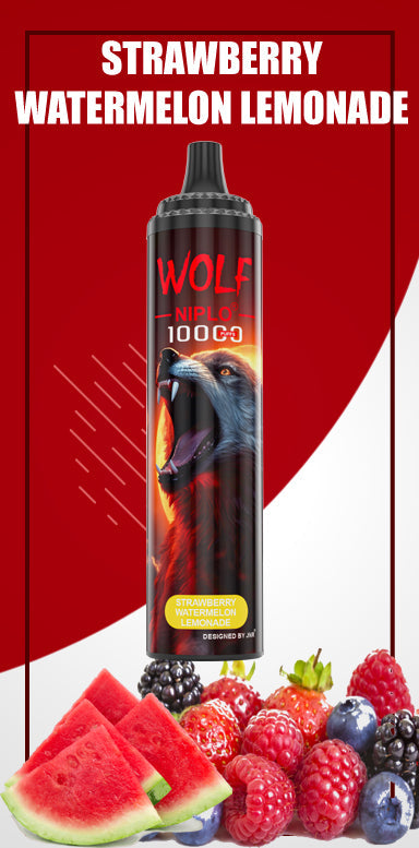 JNR Wolf Niplo 10000 Puffs Engangs Vape (æske med 10 stk)